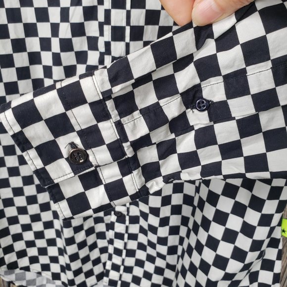 MSGM Check Button Shirt - Men's Italian 39 (Collar Size) - Picture 4 of 9